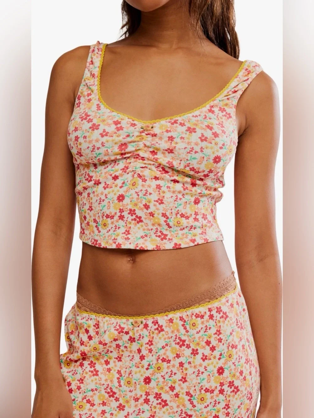 Free People Fresh in Love Pointelle Pajamas